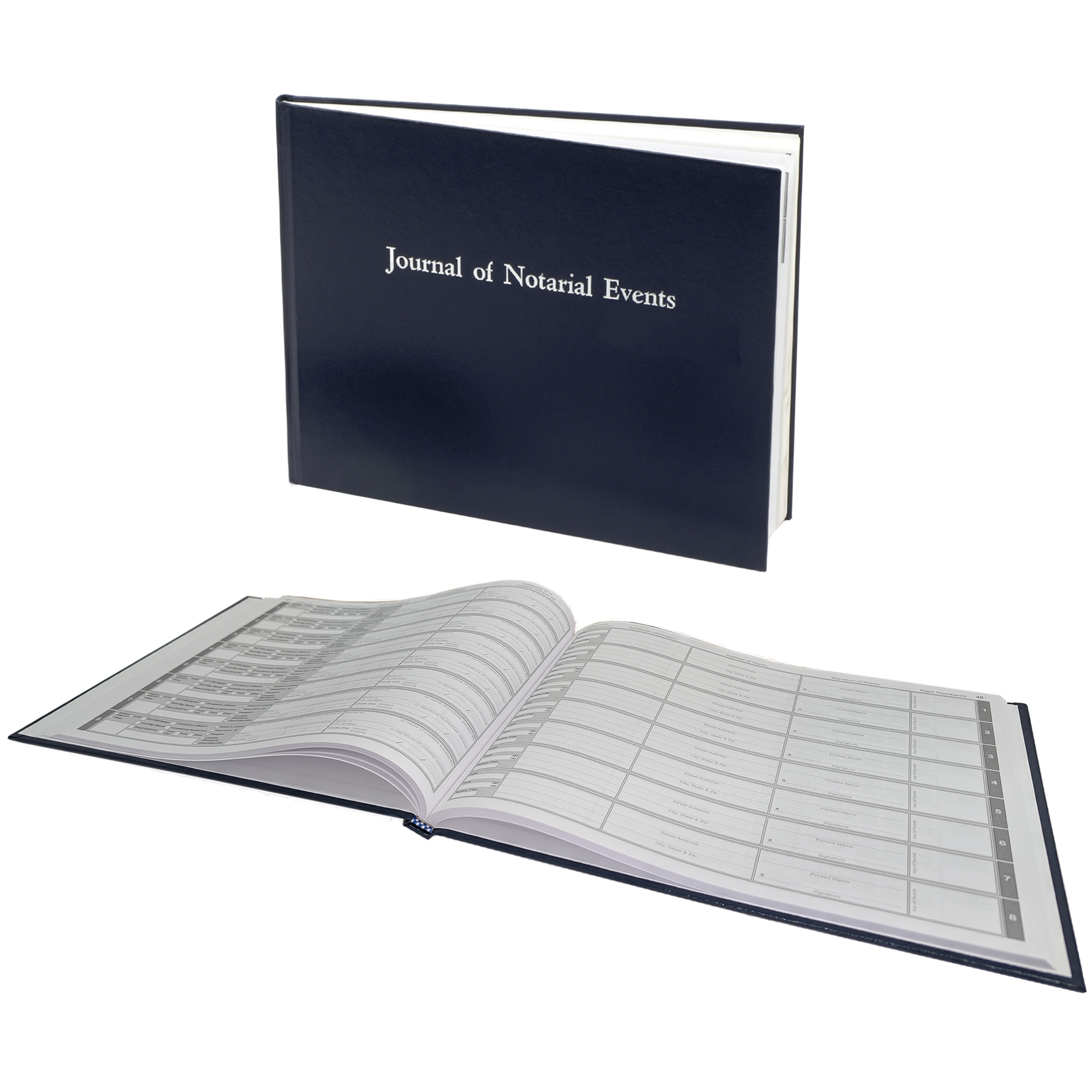 Arkansas Hard Cover Notary Public Journal - 488 Entries