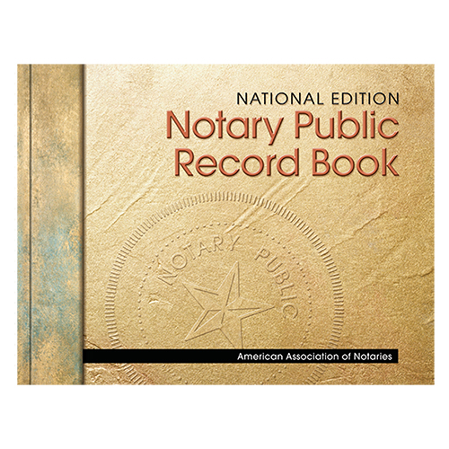 Arkansas Perfectly Bound Notary Public Journal (Record Book) - Stone Cover