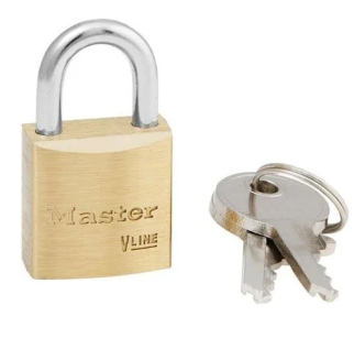 Notary Supplies - Solid Brass Padlock With Keys