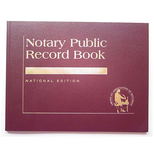 Arkansas Contemporary Notary Record Book - (with thumbprint space)