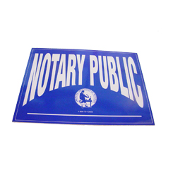 Increase sales and identify yourself as a Arkansas notary public by applying these double-sided notary decals on any glass surface. These decals can be viewed from either side of the glass and can be applied and removed with ease. Decal size is 5 X 7 inches.</title></title>