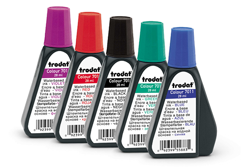 Keep a bottle of ink handy in case your self-inking Arkansas notary stamp needs a refill. Click on the 'Add to Cart' button to choose the right ink color.